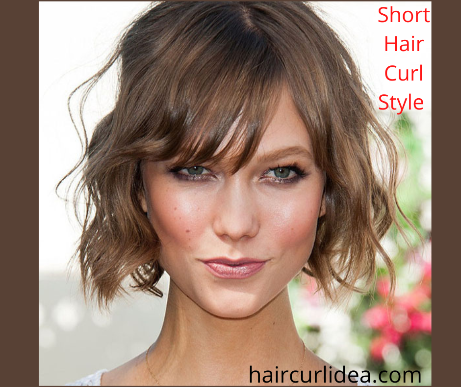How to curl short hair